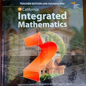 California Integrated Math 2 Teacher Edition with Solution Key